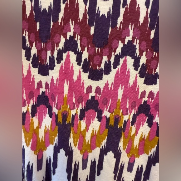 Banana Republic Sun Dress Abstract Pattern Adjustable Straps Women’s Size XL - Picture 5 of 8